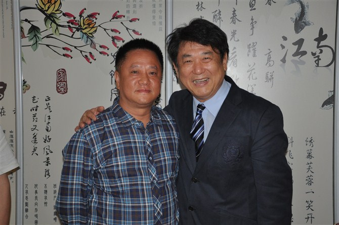 2012年中华电影总工会理事长康凯（艺名）合影