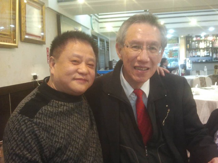 新任台北四川同乡会理事长吴天放先生与台北市四川同乡会成都办事处主任刘厚林